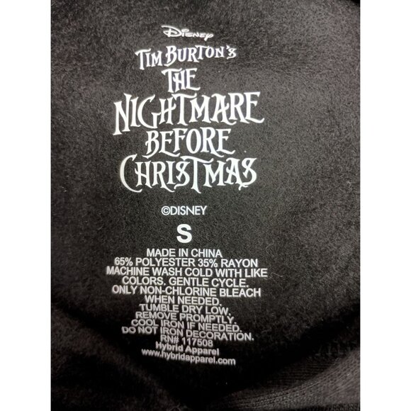 Disney Tim Burton's The Nightmare Before Christmas Hoodie Sweatshirt Women's Sz. - Picture 7 of 7